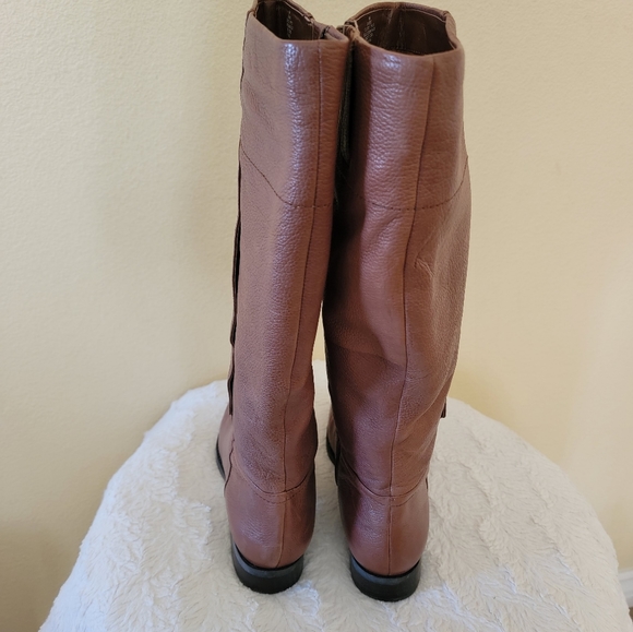 New Nine West Logano Leather Riding Boots - Picture 4 of 6